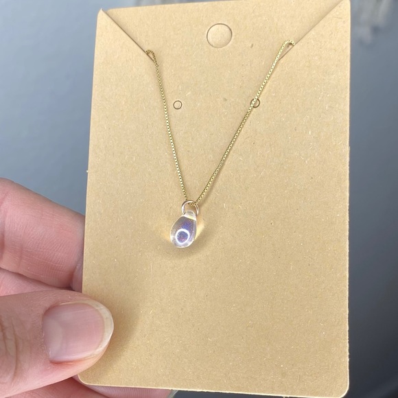 COPY - Single Teardrop Necklace - Picture 3 of 6